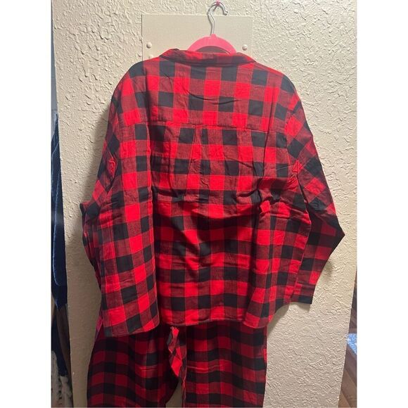 Wondershop At Target Red And Black Plaid Pajama Set Woman’s 2X NEW - Picture 7 of 13